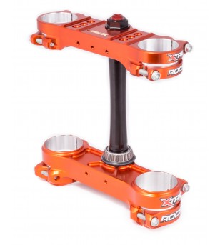 Té de fourche ROCS Pro Ktm/Husqvarna offset 20-22mm orange