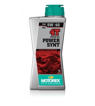 Huile moteur MOTOREX Power Synt 4T 5W40 synthétique 1L/4L