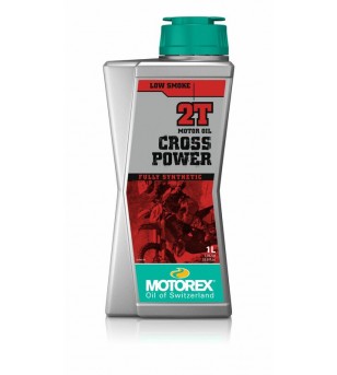 Huile moteur MOTOREX Cross Power 2T 100% synthétique 1L