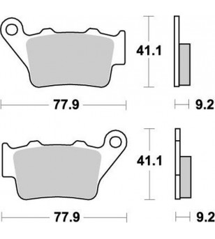 Plaquettes de frein Nitro GasGas/Hva/Ktm/Tm (701enduro)