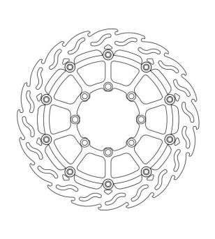 Disque de frein Supermoto Racing Flame 320mm Kawa/Suzu 86-06