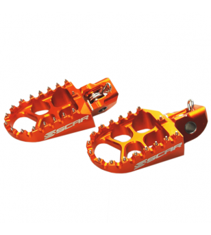 Repose-pieds SCAR Evolution Racing orange Ktm/Hva/Gas