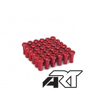 Kit têtes de rayon universel anodisées A.R.T rouge